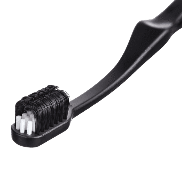 edel+white Clean Curl 3D, Zahnbürste Nahaufnahme Borsten, für ideale Reinigung bei Zahnspangen und Implantate