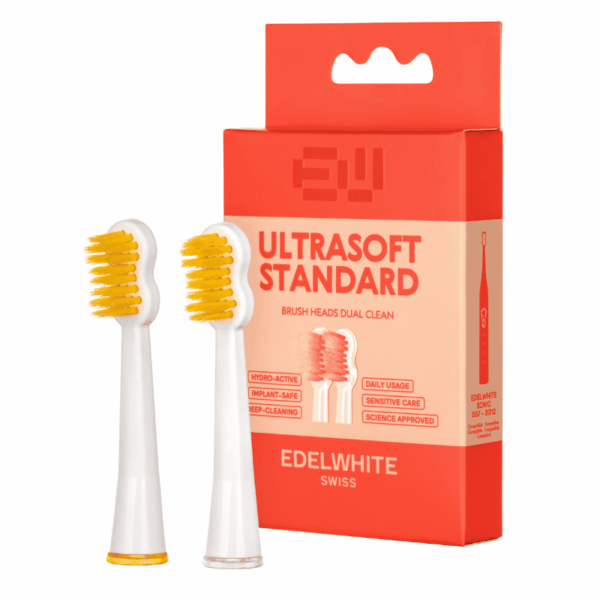 Edelwhite Dual Clean Ultrasoft Airbag Bürstenköpfe (**NEW DESIGN 2026**)