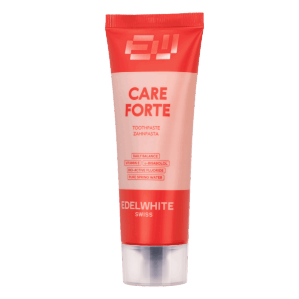 Edelwhite Care Forte Zahnpasta 75ml (**NEW DESIGN 2026**)