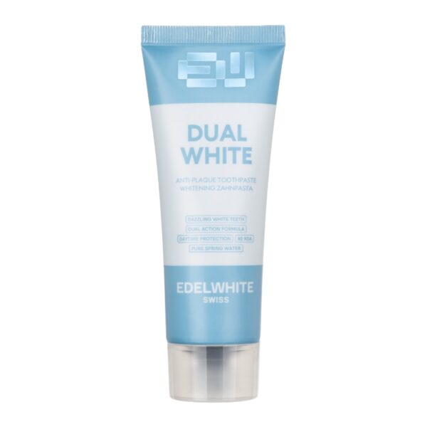 Edelwhite Anti-Plaque + Whitening toothpaste 75ml (**NEW DESIGN 2026**)
