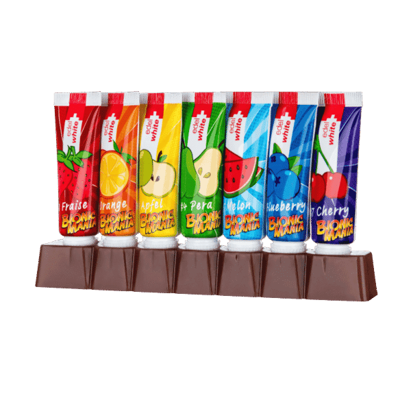 Edelwhite 7 Früchtli - Bionicmania Kinderzahnpasta