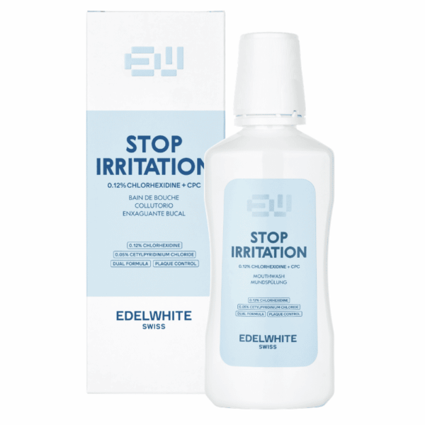 Edelwhite STOP Irritation Bain de bouche 1.2% CHX 300ml