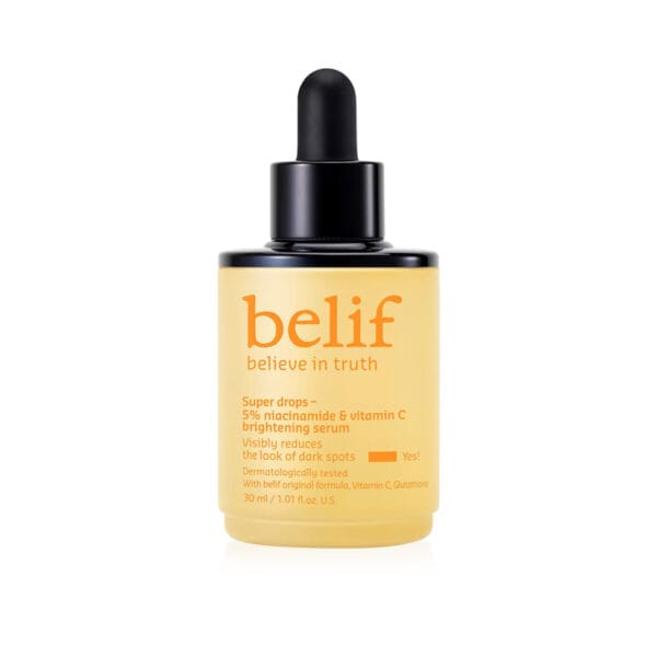 belif Brightening Serum 30ml – Vitamin C & Niacinamid Serum für strahlende, ebenmäßige Haut. Produktfoto