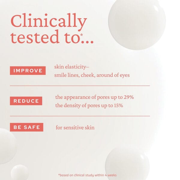 belif Super Drops Retinol & Peptide Barrier Serum 30ml - Sérum anti-âge pour une peau plus ferme, des pores resserrés & une barrière cutanée renforcée. Infographie testée cliniquement