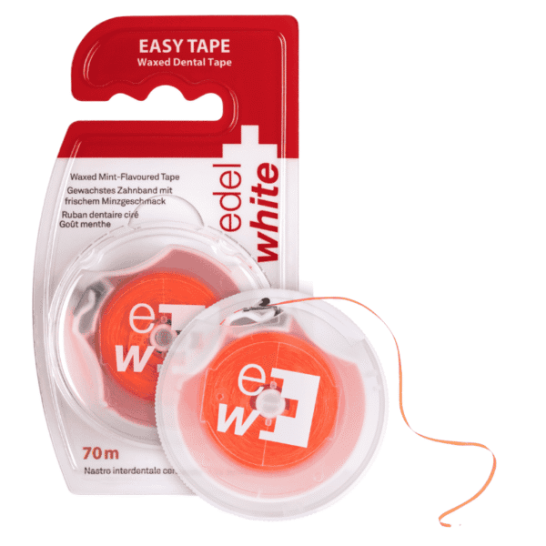 Edelwhite Easy Tape fil dentaire ciré 70m