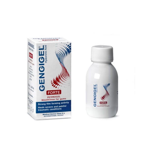 Gengigel Forte, 100ml - Acide hyaluronique hautement concentré pour une guérison rapide et un soulagement de la douleur dans la bouche