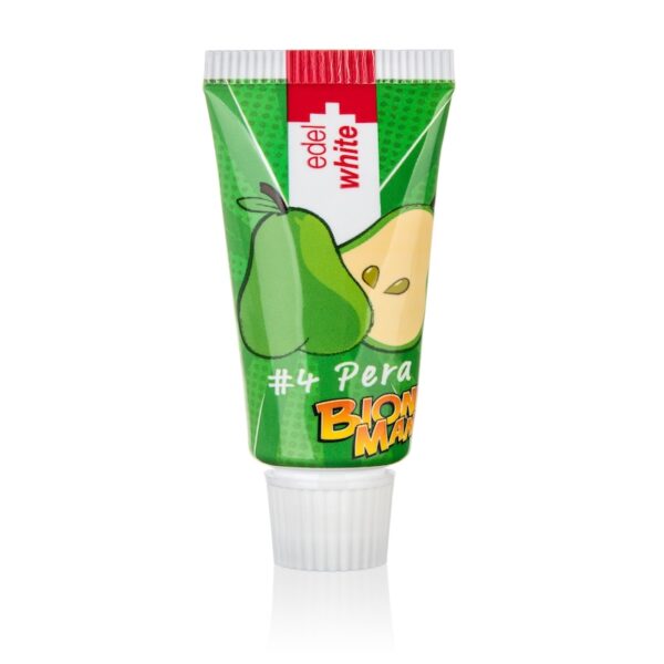 Edelwhite 7 Früchtli - Bionicmania Kinderzahnpasta Bulk Karton à 150 Einzeltuben